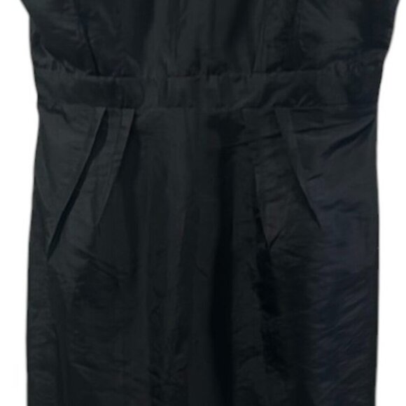 London Times Black Pearl Embellished Sheath Dress Size 12 Cocktail - Picture 5 of 13